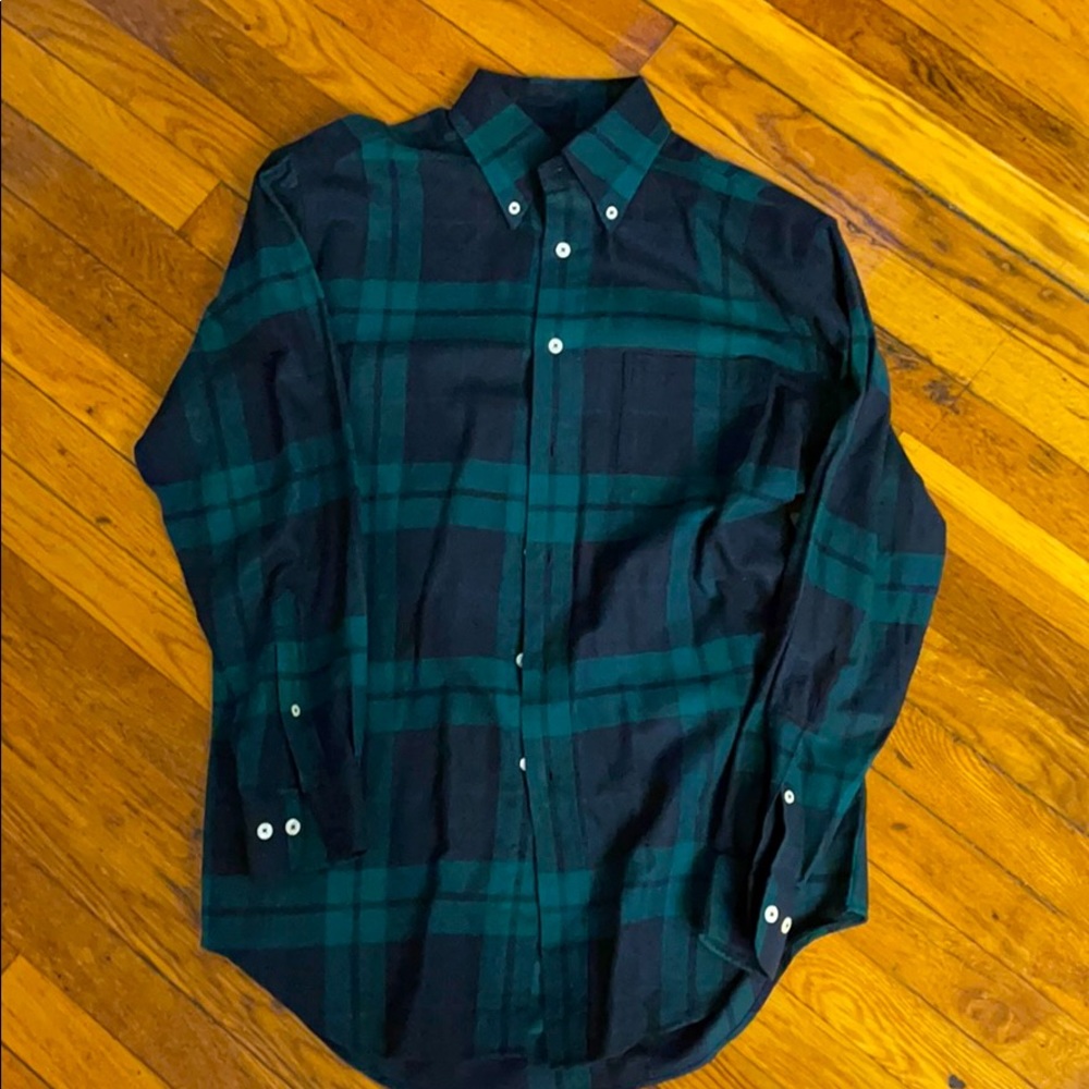 Brooks brothers wool plaid